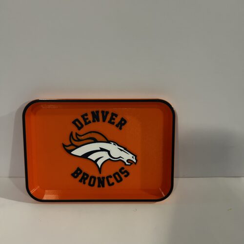 Denver Broncos Rolling Tray